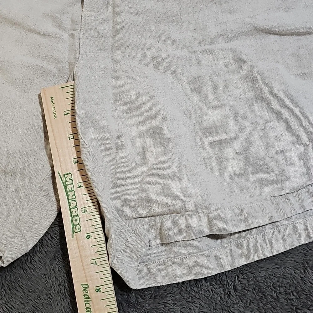 Beene Britches Men’s Linen Cotton Blend Sandstone Shorts Size 38